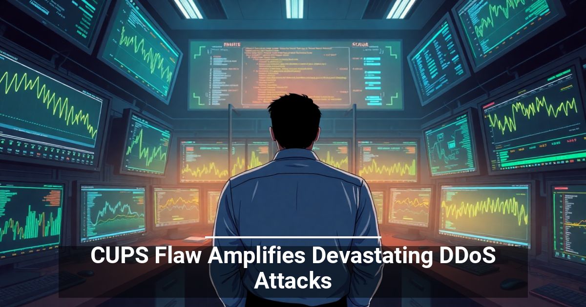 CUPS Flaw Amplifies Devastating DDoS Attacks