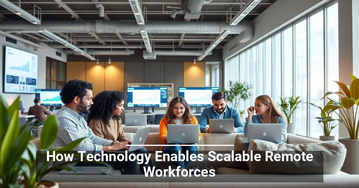 How Technology Enables Scalable Remote Workforces